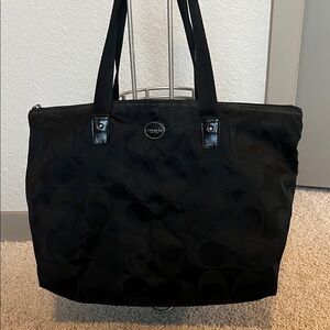 Coach Signature Black Tote Bag